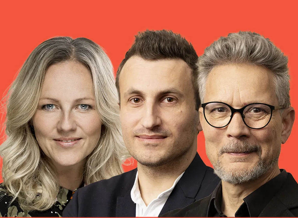 Ida Auken, Steffen W. Frølund og Torsten Gejl