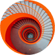 stairs in spirale