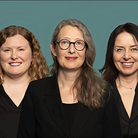 Lotte Prætorius, Ditte Eberth Timmermann og Mischa Sloth Carlsen