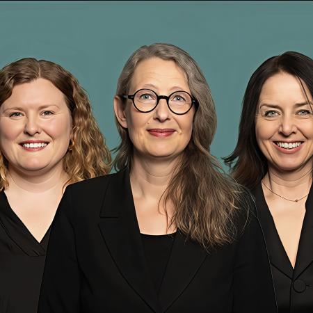 Billede af Ditte Eberth Timmermann, Lotte Prætorius og Mischa Sloth Carlsen