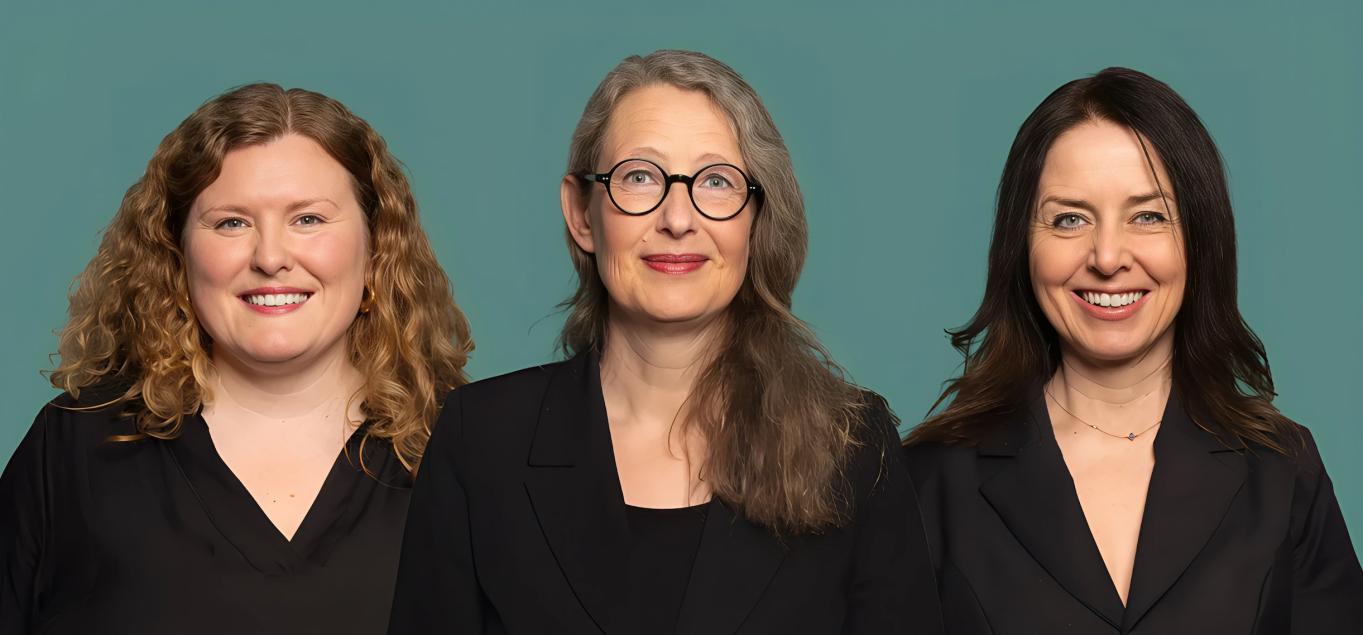 Lotte Prætorius, Ditte Eberth Timmermann og Mischa Sloth Carlsen